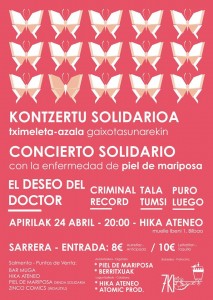 (Español) Concierto solidario por la piel de mariposa @ Hikaateneo | Bilbao | Euskadi | España